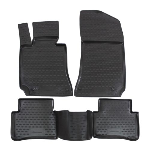 EgriAuto Prémiové 3D gumové autokoberce s upevněním E-Class W212 2009-2016