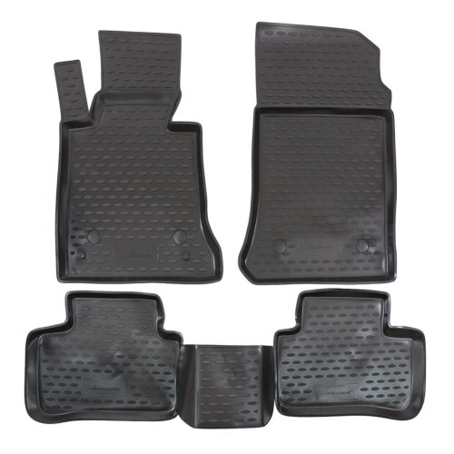 EgriAuto Prémiové 3D gumové autokoberce s upevněním MERCEDES-Benz GLK-Class X204 2008-