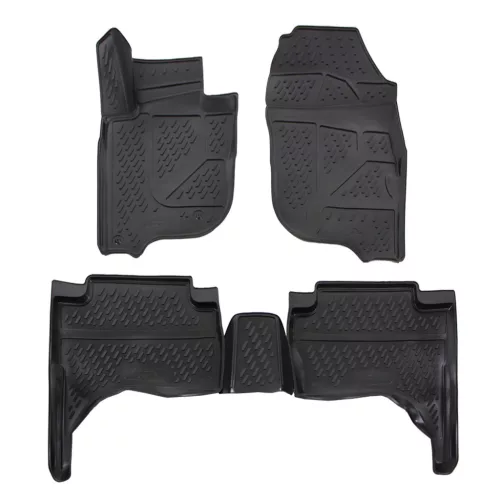 EgriAuto 3D prémiové gumové koberce s patentkami Mitsubishi L200 2015-2019