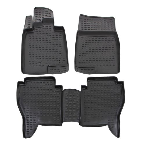 EgriAuto Prémiové 3D gumové autokoberce s upevněním MITSUBISHI Pajero IV 2007-2018