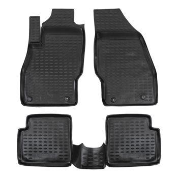   EgriAuto Prémiové 3D gumové autokoberce s upevněním OPEL Corsa D/E 2006-2019