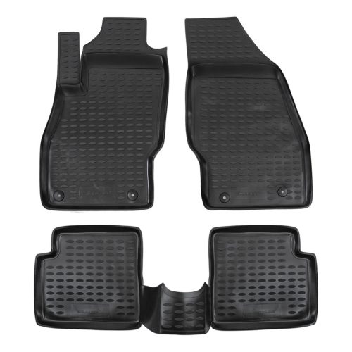 EgriAuto Prémiové 3D gumové autokoberce s upevněním OPEL Corsa D/E 2006-2019