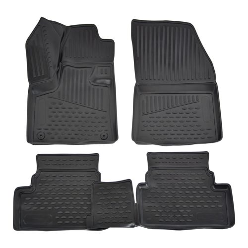 EgriAuto Prémiové 3D gumové autokoberce s upevněním OPEL Grandland X A18 X75 2017-