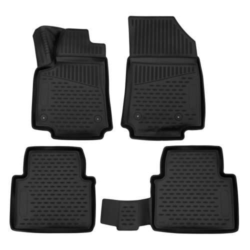 EgriAuto Prémiové 3D gumové autokoberce s upevněním OPEL Crossland 2017- Wagon 4 ks