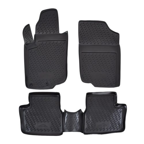 EgriAuto Prémiové 3D gumové autokoberce s upevněním PEUGEOT 207 2006-2012