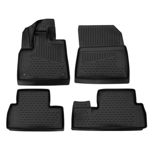 EgriAuto Prémiové 3D gumové autokoberce s upevněním PEUGEOT Rifter 2018- Minivan 5-osobový 4 ks