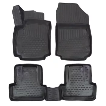   EgriAuto 3D prémiové gumové koberce s patentkami Renault Clio IV 2012-2019