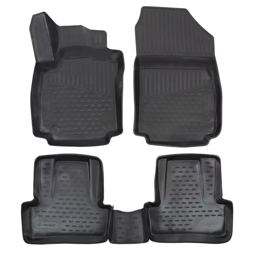 EgriAuto 3D prémiové gumové koberce s patentkami Renault Clio IV 2012-2019