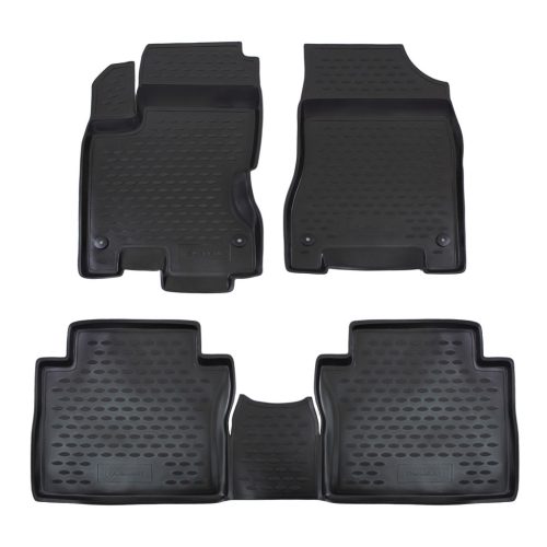 EgriAuto Prémiové 3D gumové autokoberce s upevněním RENAULT Koleos 2008-2015