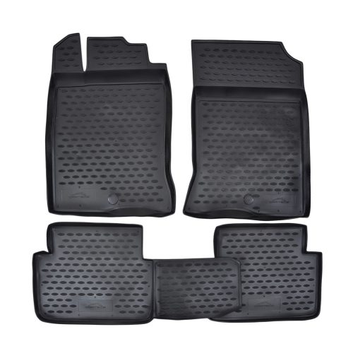 EgriAuto Prémiové 3D gumové autokoberce s upevněním RENAULT Laguna III 2007-2014