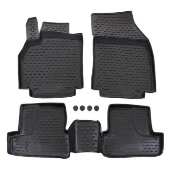   EgriAuto Prémiové 3D gumové autokoberce s upevněním RENAULT Megane III 2010-2015