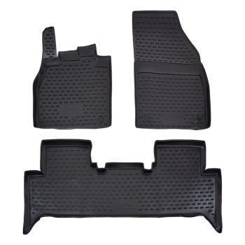   EgriAuto Prémiové 3D gumové autokoberce s upevněním RENAULT Scenic III 06/2010-2016