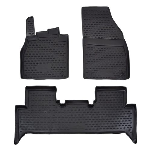 EgriAuto Prémiové 3D gumové autokoberce s upevněním RENAULT Scenic III 06/2010-2016