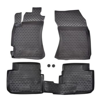   EgriAuto Prémiové 3D gumové autokoberce s upevněním Subaru Forester 2008-2013