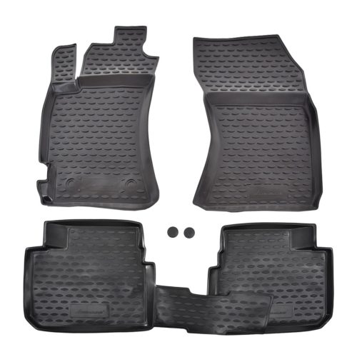 EgriAuto Prémiové 3D gumové autokoberce s upevněním Subaru Forester 2008-2013