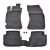 EgriAuto Prémiové 3D gumové autokoberce s upevněním Subaru Forester 2008-2013