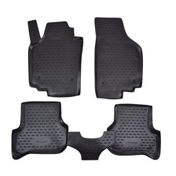   EgriAuto Prémiové 3D gumové autokoberce s upevněním Seat Altea 2005-2009