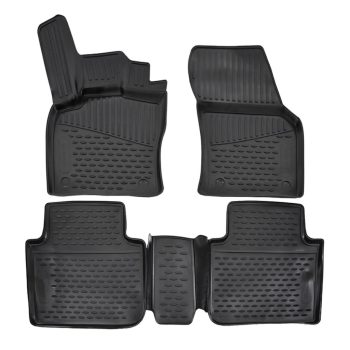   EgriAuto Prémiové 3D gumové autokoberce s upevněním SKODA Kodiaq 2016-