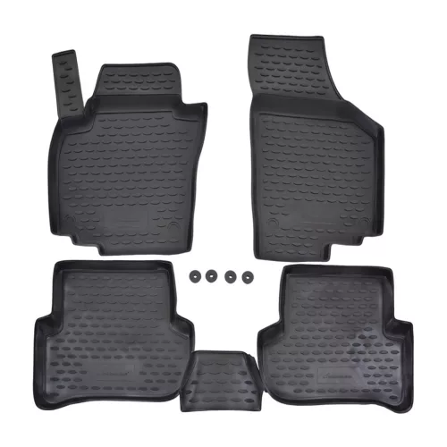 EgriAuto 3D prémiové gumové koberce s patentkami Skoda Yeti 2009-2017