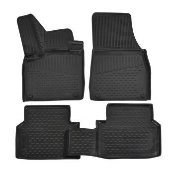   EgriAuto Prémiové 3D gumové autokoberce s upevněním SKODA Enyaq 2020- Electro 4 ks