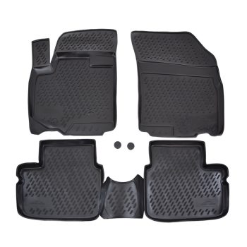   EgriAuto Prémiové 3D gumové autokoberce s upevněním Suzuki SX-4 2006-2013