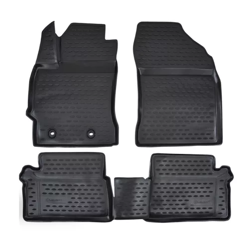 EgriAuto 3D prémiové gumové koberce s patentkami Toyota Auris 2013-2018