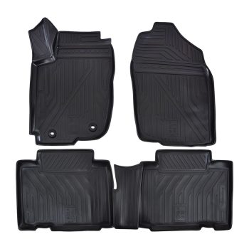   EgriAuto Prémiové 3D gumové autokoberce s upevněním TOYOTA Rav 4 2013-2015, 2015-