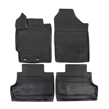   EgriAuto Prémiové 3D gumové autokoberce s upevněním TOYOTA Yaris 2010-2014