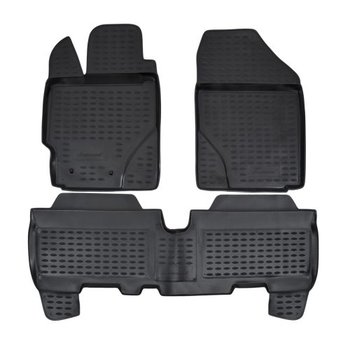EgriAuto Prémiové 3D gumové autokoberce s upevněním TOYOTA Yaris 2005-2011