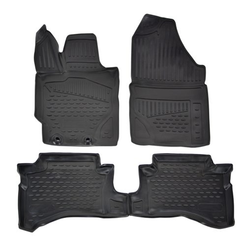 EgriAuto Prémiové 3D gumové autokoberce s upevněním TOYOTA Yaris Hatchback 2020- 4 ks