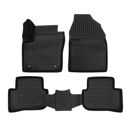 EgriAuto 3D prémiové gumové koberce s patentkami Toyota C-Hr 2016-2023 4Wd Suv 4 ks