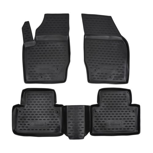 EgriAuto Prémiové 3D gumové autokoberce s upevněním Volvo XC90 2002-2015