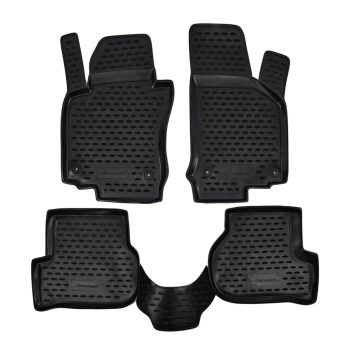  EgriAuto Prémiové 3D gumové autokoberce s upevněním VOLKSWAGEN Golf V VI 04/2004-2012
