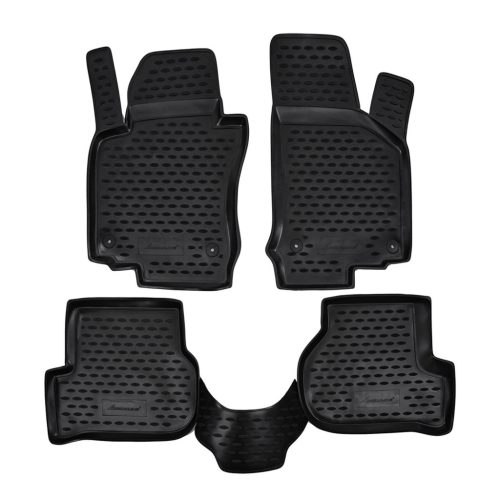 EgriAuto Prémiové 3D gumové autokoberce s upevněním VOLKSWAGEN Golf V VI 04/2004-2012