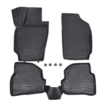   EgriAuto Prémiové 3D gumové autokoberce s upevněním VOLKSWAGEN Polo V 2009-2017