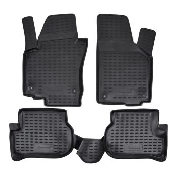   EgriAuto Prémiové 3D gumové autokoberce s upevněním VOLKSWAGEN Golf Plus 2004-2014