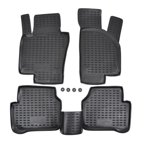 EgriAuto Prémiové 3D gumové autokoberce s upevněním VOLKSWAGEN Passat 2005-2014