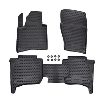   EgriAuto Prémiové 3D gumové autokoberce s upevněním Cayenne 2010-2018