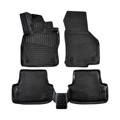 EgriAuto Prémiové 3D gumové autokoberce s upevněním VOLKSWAGEN Golf VII kombi 2013-2019