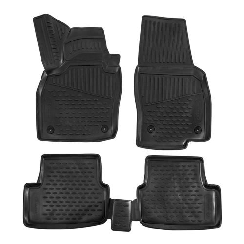 EgriAuto Prémiové 3D gumové autokoberce s upevněním Polo 2018-