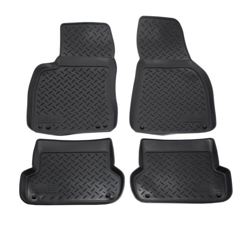 EgriAuto Prémiové 3D gumové autokoberce s upevněním NORM Audi A4 B6/B7 2001-2007 4 ks