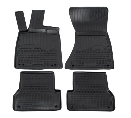 EgriAuto Prémiové 3D gumové autokoberce s upevněním NORM Audi A6 C7 2011-2018 4 ks