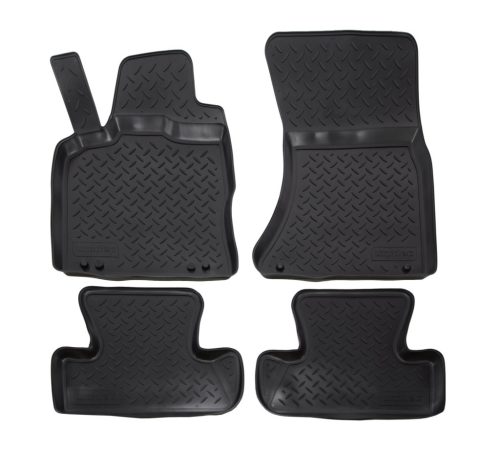 EgriAuto Prémiové 3D gumové autokoberce s upevněním NORM Audi Q5 2008-2016 4 ks