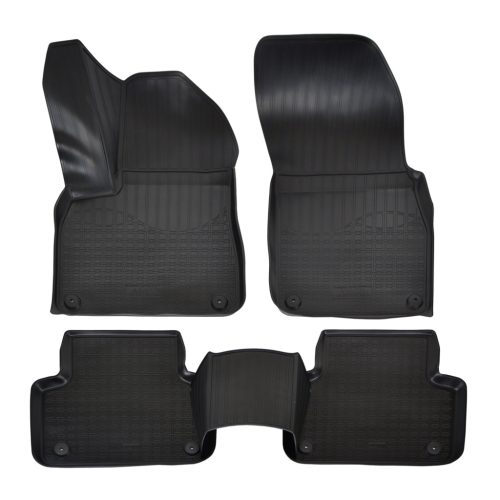 EgriAuto Prémiové 3D gumové autokoberce s upevněním NORM Audi Q8 (5-miest) 2018- 4 ks