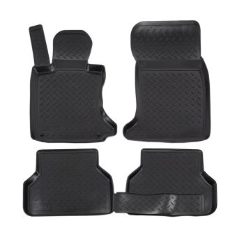   EgriAuto Prémiové 3D gumové autokoberce s upevněním NORM Bmw 5 E60/E61 2003-2010 4 ks