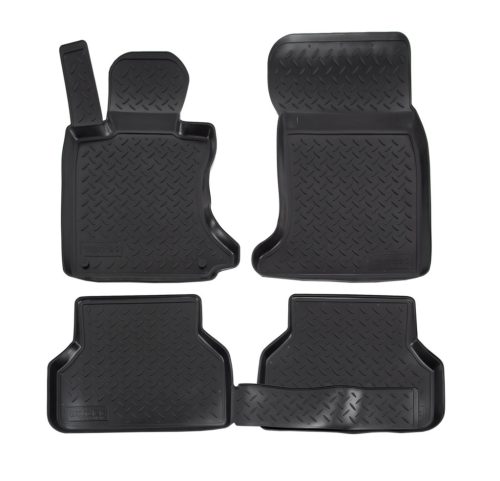 EgriAuto Prémiové 3D gumové autokoberce s upevněním NORM Bmw 5 E60/E61 2003-2010 4 ks