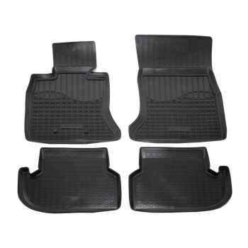   EgriAuto Prémiové 3D gumové autokoberce s upevněním NORM Bmw 5 F10/F11 2013-2017 4 ks