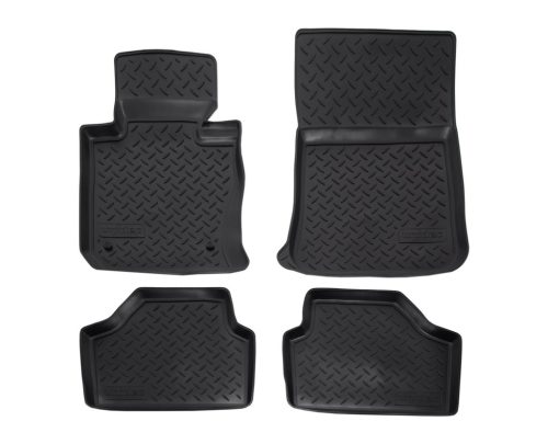 EgriAuto Prémiové 3D gumové autokoberce s upevněním NORM Bmw X1 E84 2009-2015 4 ks