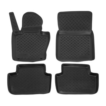   EgriAuto Prémiové 3D gumové autokoberce s upevněním NORM Bmw X3 E83 2006-2010 4 ks