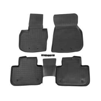   EgriAuto Prémiové 3D gumové autokoberce s upevněním NORM Bmw X3 G1 2017-2023 4 ks